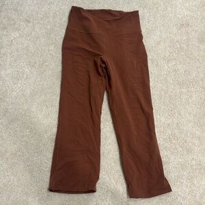 Lululemon align crop flare size 8.